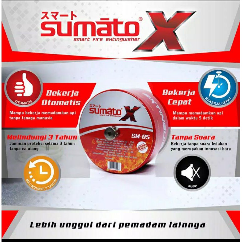 APAR Sumato X SM-05 GRATIS PERAWATAN 3 TAHUN ORIGINAL