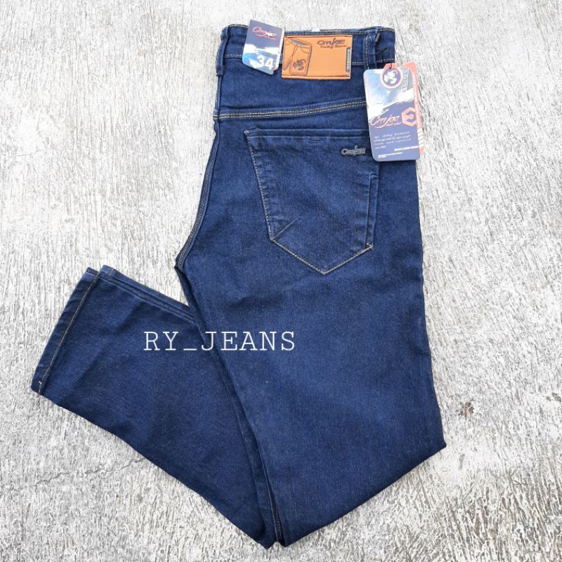 Celana jeans pria celana panjang pria pensil jeans cmje