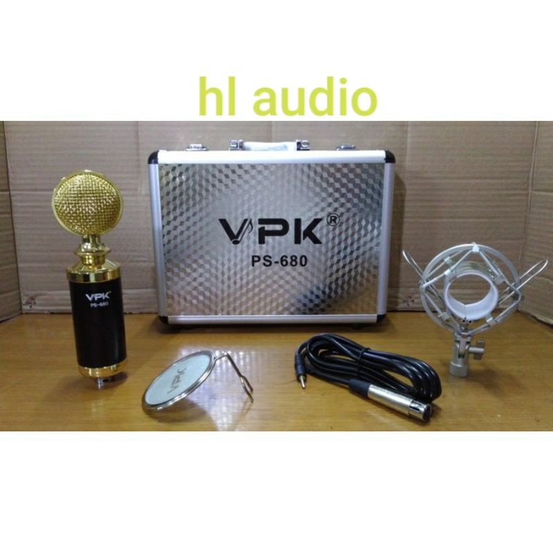 MIC KABEL CONDENSER VPK PS-680 STUDIO RECORDING MIC CONDENSER PS-680