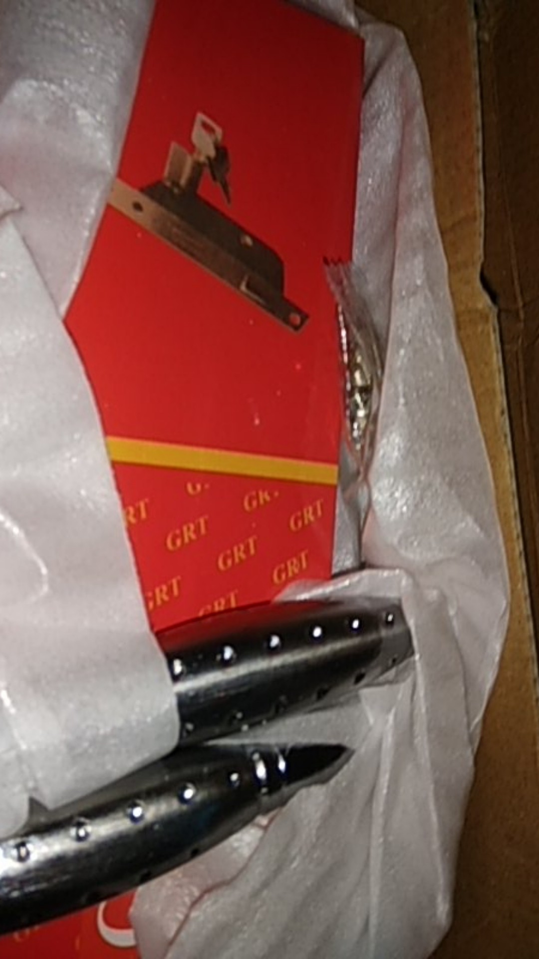 Kunci Pintu Besar Gagang Bulat Silinder Kumplit Set 25 Cm L Gagang L Handle Hawaii