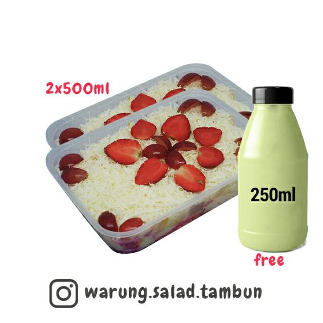 

Paket 2 Salad buah segar