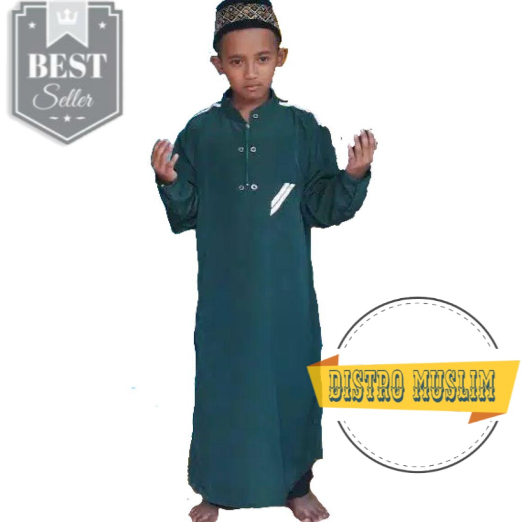 [TERLARIS] BAJU GAMIS ANAK LAKI LAKI 1 TAHUN ALHARBI