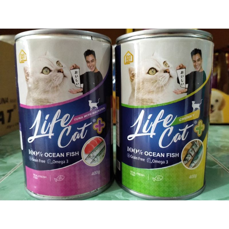 LIFE CAT (+) 400 Gram - Makanan Kucing Basah