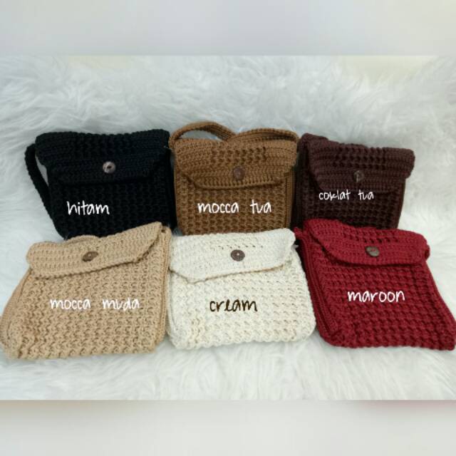 Unik Tas Rajut Selempang Berkualitas