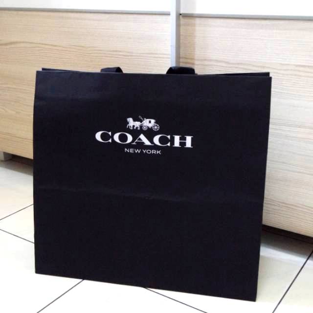 

Coach paperbag original branded paper bag authentic