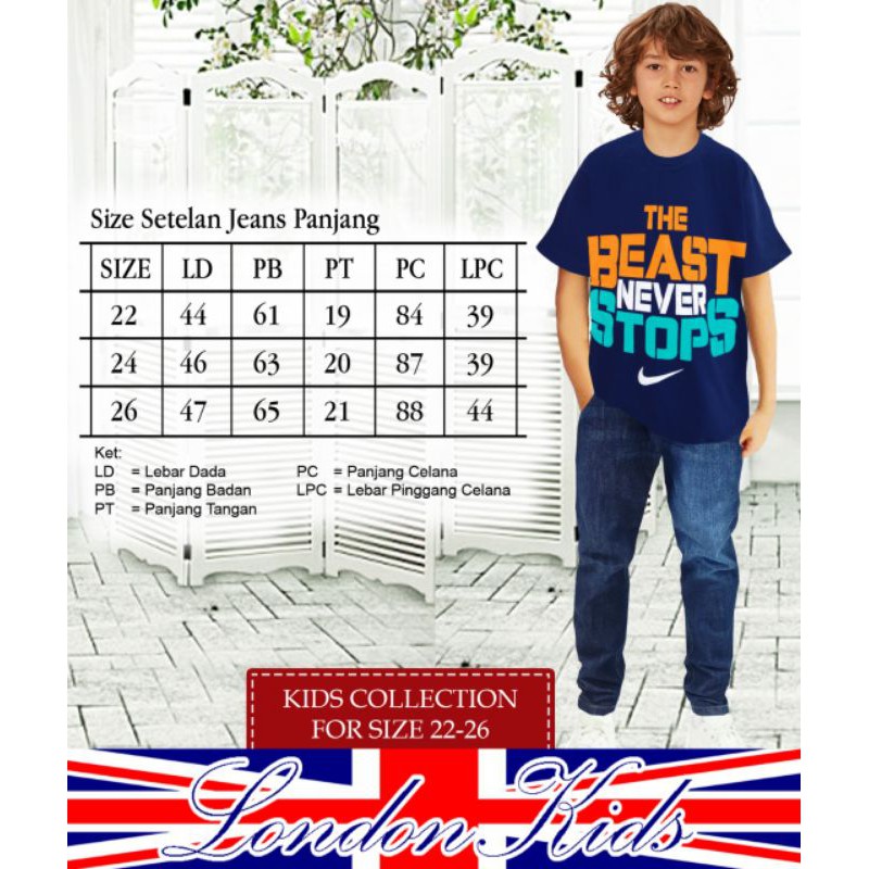 STELAN LONDON KIDS CELANA JEANS PANJANG