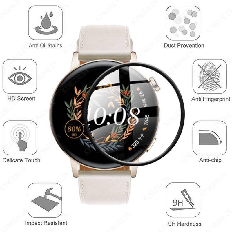 Pelindung Layar Smartwatch Huawei Watch 3 Pro GT2 2e 3 42mm 46mm GT Runner Smart Watch 42mm 46mm GS3