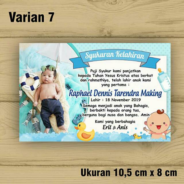 Stiker Label Syukuran Aqiqah Indonesia