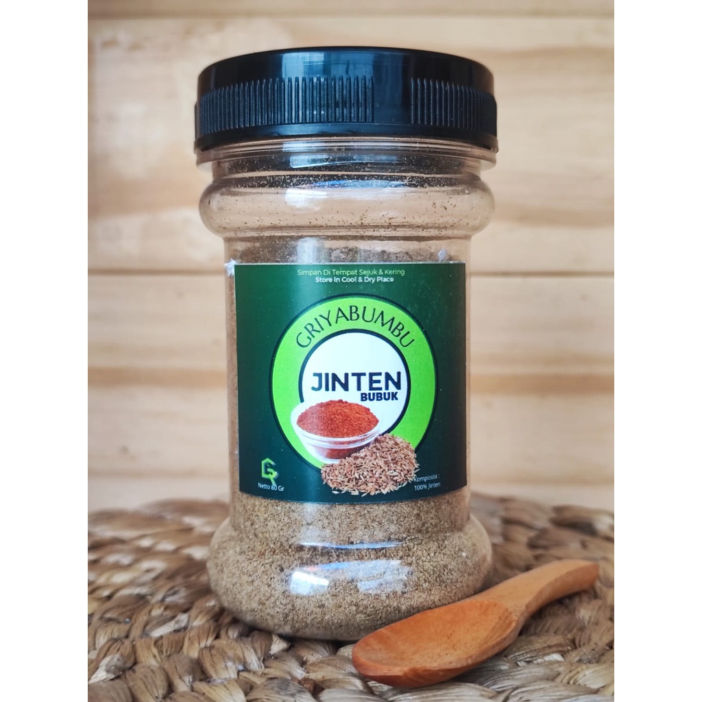 

Griya Bumbu Rasa Rempah Jinten Bubuk Murni Ground Cumin Premium Bumbu Dapur 50g