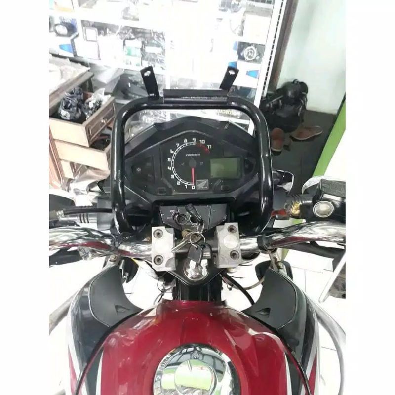 bracket dudukan visor verza megapro tiger revo