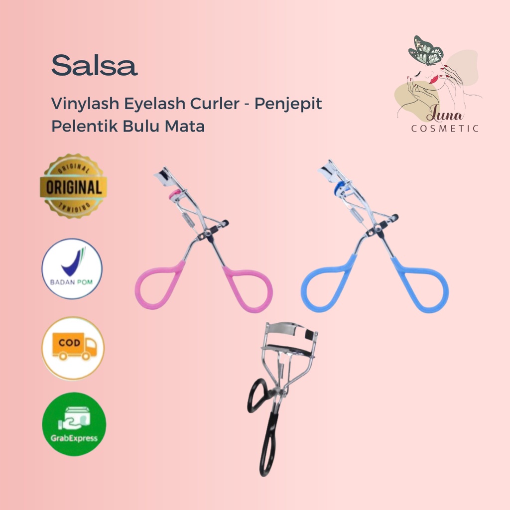 SALSA Vinylash Eyelash Curler - Penjepit Pelentik Bulu Mata