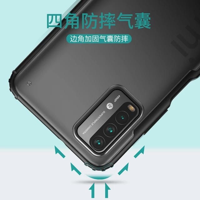 XIAOMI REDMI 9T SOFT CASE FROSTED PREMIUM TRITONE SERIES ORIGINAL