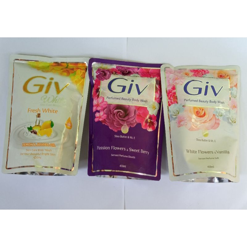 GIV cair body wash 450ml || Sabun GIV cair ukuran 450 ml