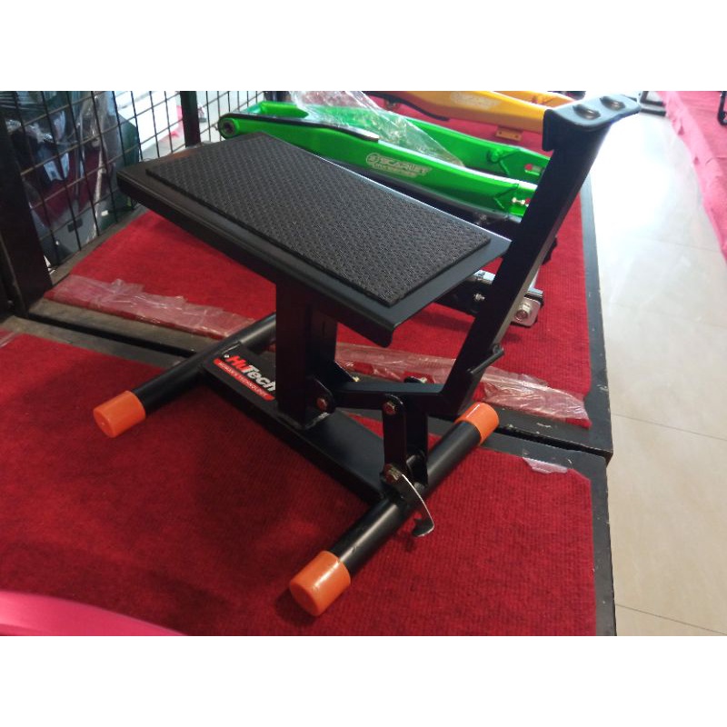 Jackstand Jack Stand Penyangga Standar Tengah HUTECH Trail CRF 150L KLX KTM WR 155  Hitam Universal