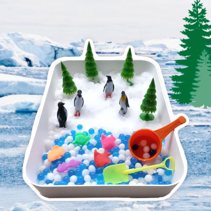 Bubuk Salju Snowfake Instan Snow Sensory Play Sensory Texture