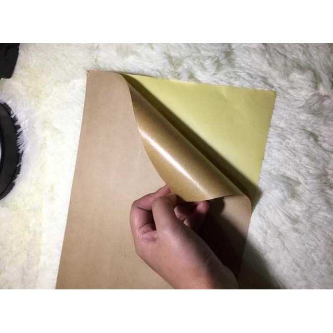 S A L E STIKER KERTAS KRAFT WARNA COKLAT MUDA UKURAN A4 S A L E STIKER KERTAS KRAFT WARNA COKLAT MUDA UKURAN A4