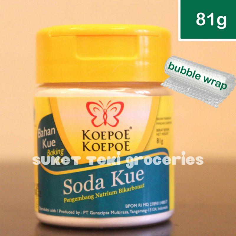 

Soda Kue / Baking Soda Cap Koepoe Koepoe 81gr kemasan Botol READY GO Send