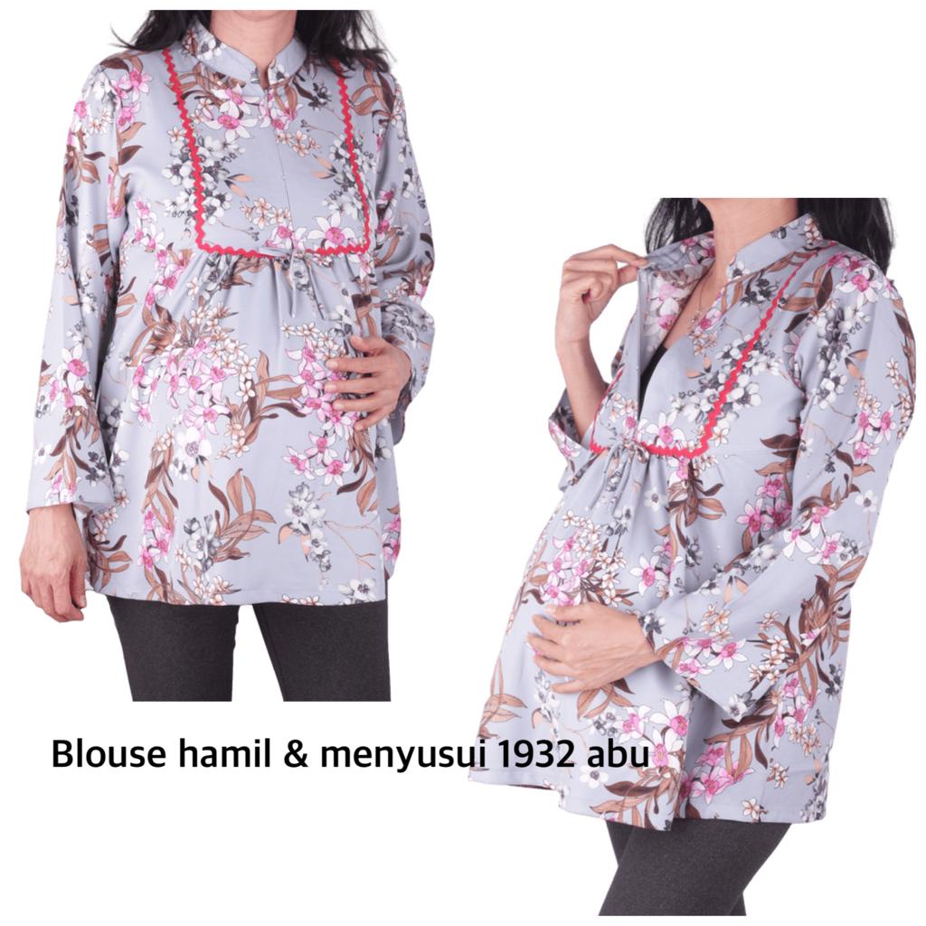 BAJU HAMIL MUSLIM BLOUSE HAMIL &amp; MENYUSUI KATUN 1932