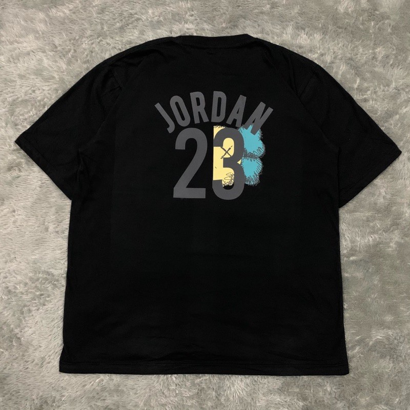 Kaos Tshirt Air Jordan X Kaws 23 Fulltag &amp; Lebel