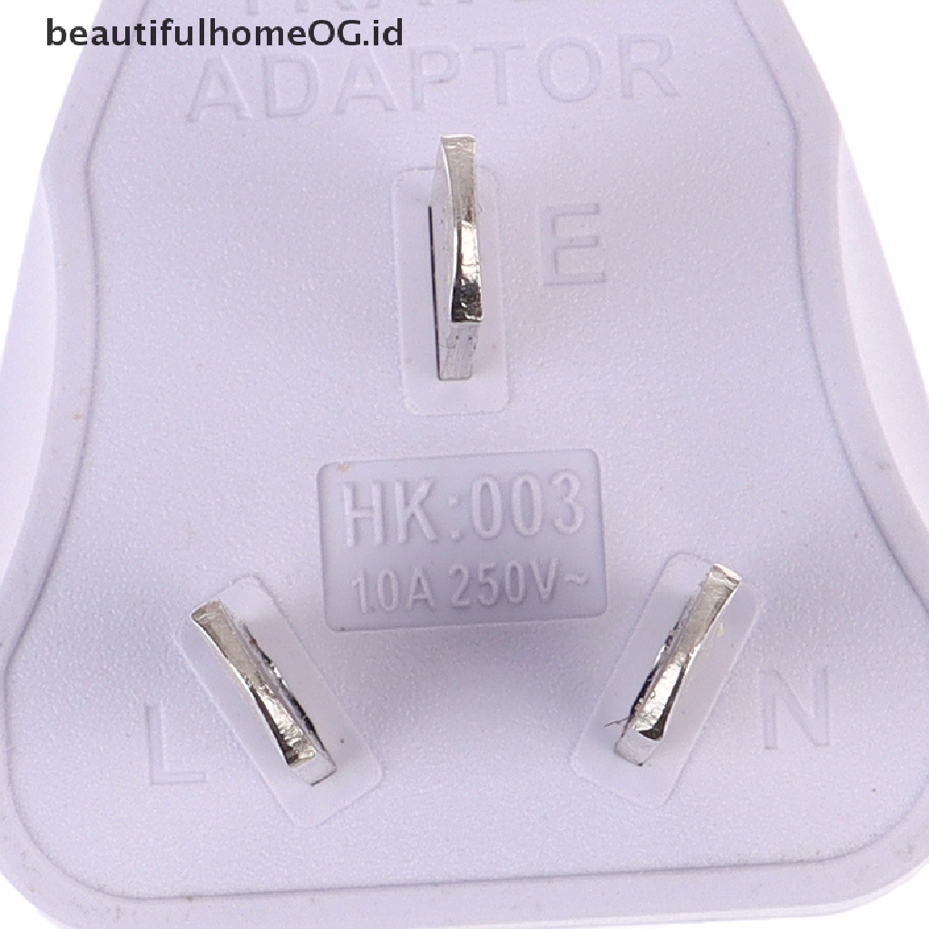 Adapter Power Plug USA EURO Asia to Autralian 3 Pin Universal Untuk Travel