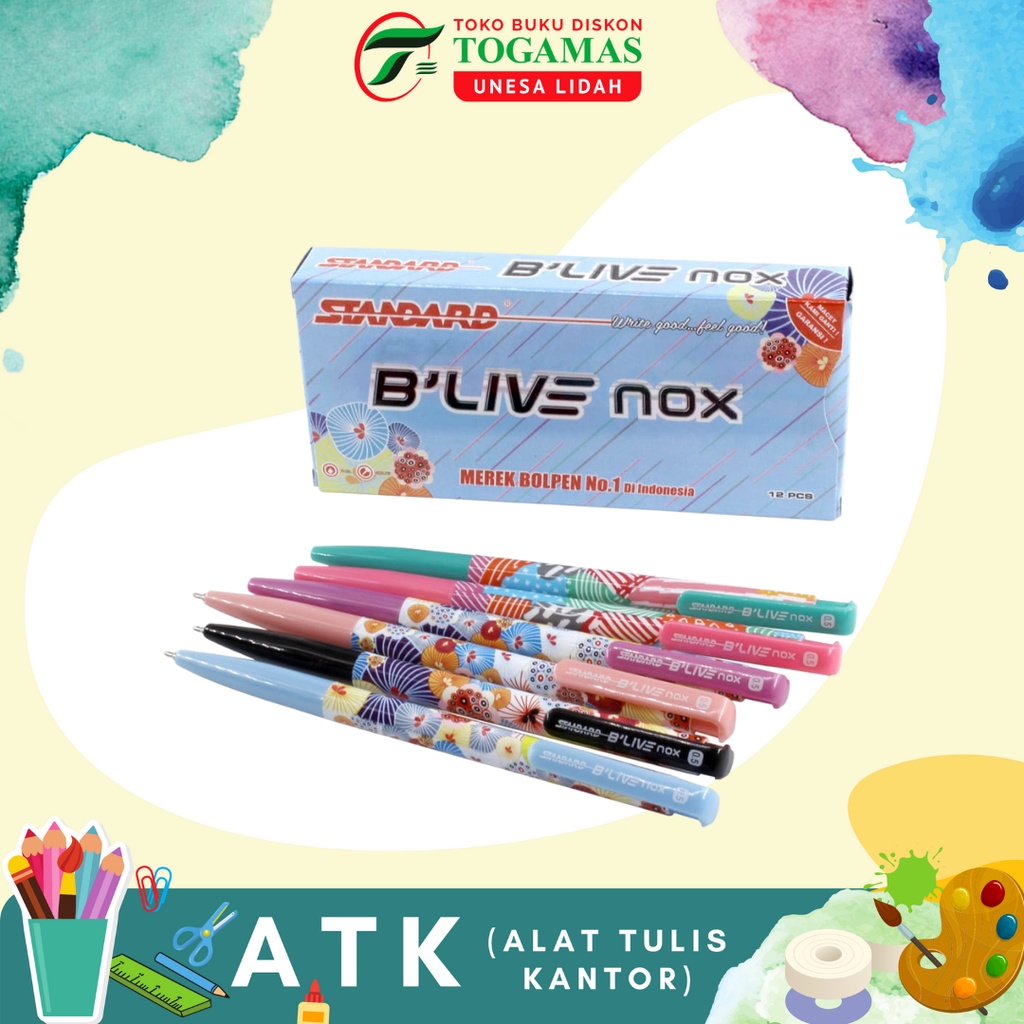 

BALLPEN ECER B`LIVE NOX 0.5 STANDARD (BLACK) / READY STOCK