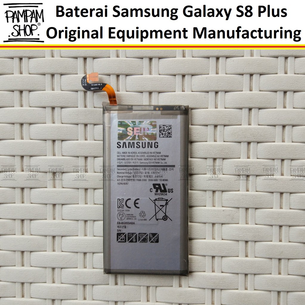 Baterai Handphone Samsung Galaxy S8 Plus G955 SM-G955 Original OEM SEIN Batre Batrai S 8 SM G955 Ori