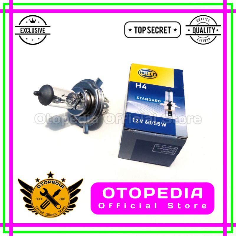 LAMPU HALOGEN HELLA H4 60/55 WATT