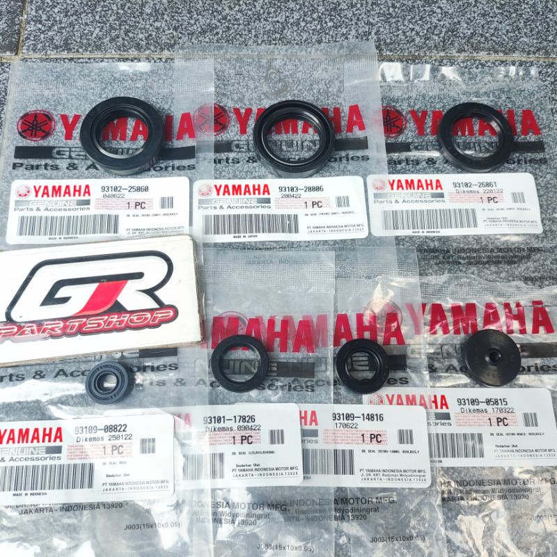 SEAL SET MESIN RX KING 7 BAGIAN ORIYGP RXKING RXK RX-KING SIL KRUK AS GIR GEAR DEPAN SELAH ENGKOL KICK STARTER OPERAN RPM KRUK AS KRUKAS STUT KOPLING ORIGINAL YAMAHA