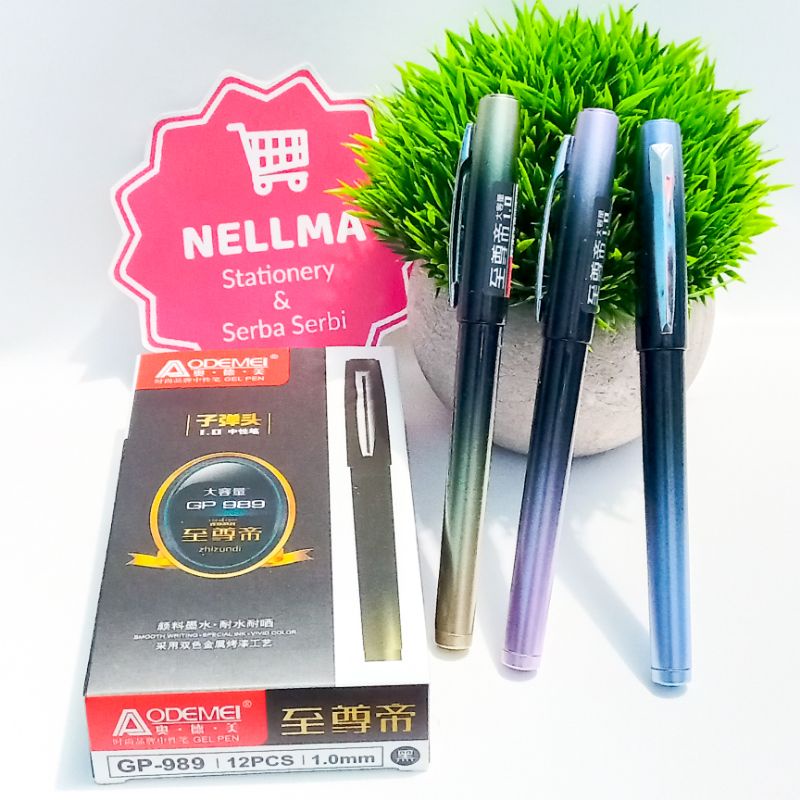 

Pulpen Tanda Tangan 1.0mm AODEMEI GP 989 ( satuan )