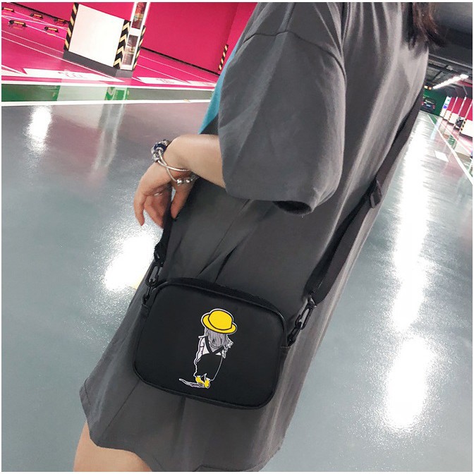 [LOKAL] DOMMO - D1313 MORYMONY QUINN - Tas Selempang Wanita TAS SELEMPANG MOTIF CARTOON TAS