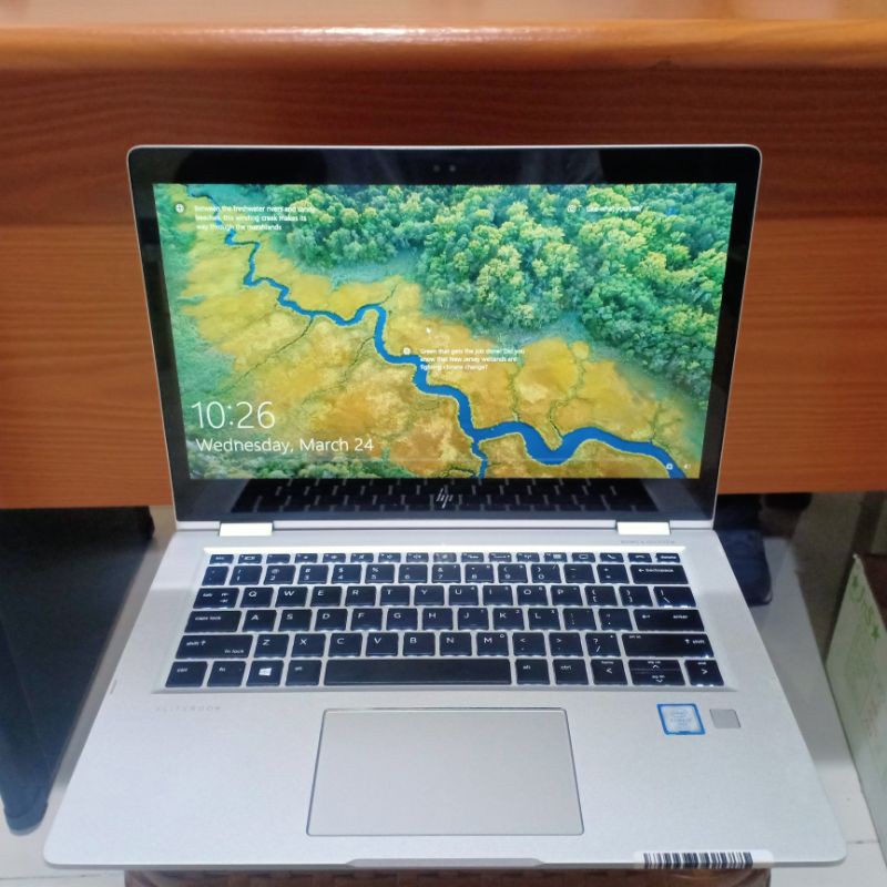 Hp elitebook x360 core i7 ram 16gb ssd 256gb mulus mantap touchscreen