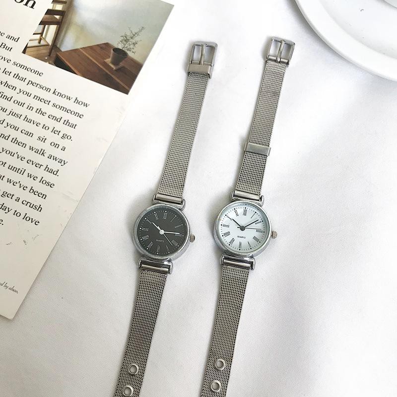 ✅COD [BBS] Jam Tangan Stainless Steel Gaya Korea Wanita Analog / Jam Tangan Analog Stainless Steel
