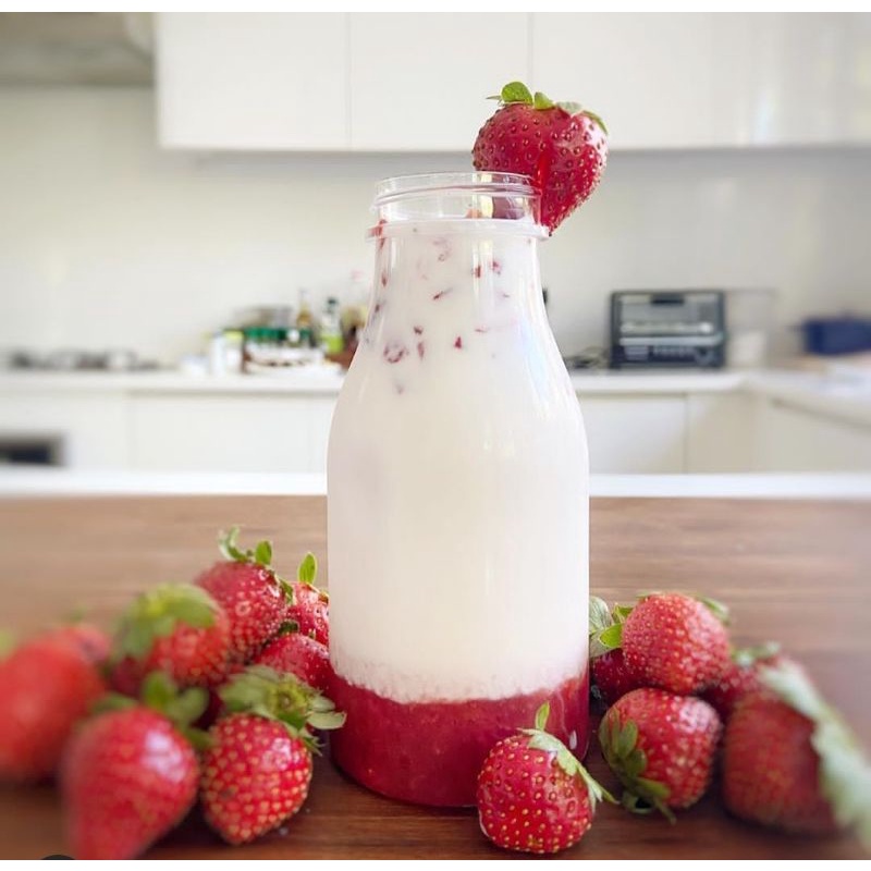 

Strowberry Korean Milk - Milk shake - strowberry milk - minuman Korean - 250ml