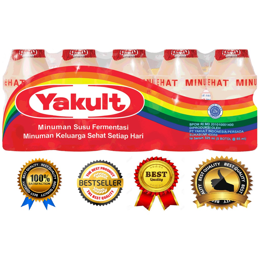 

GROSIR YAKULT isi 5 botol berat isi bersih @65ml TOP BRAND