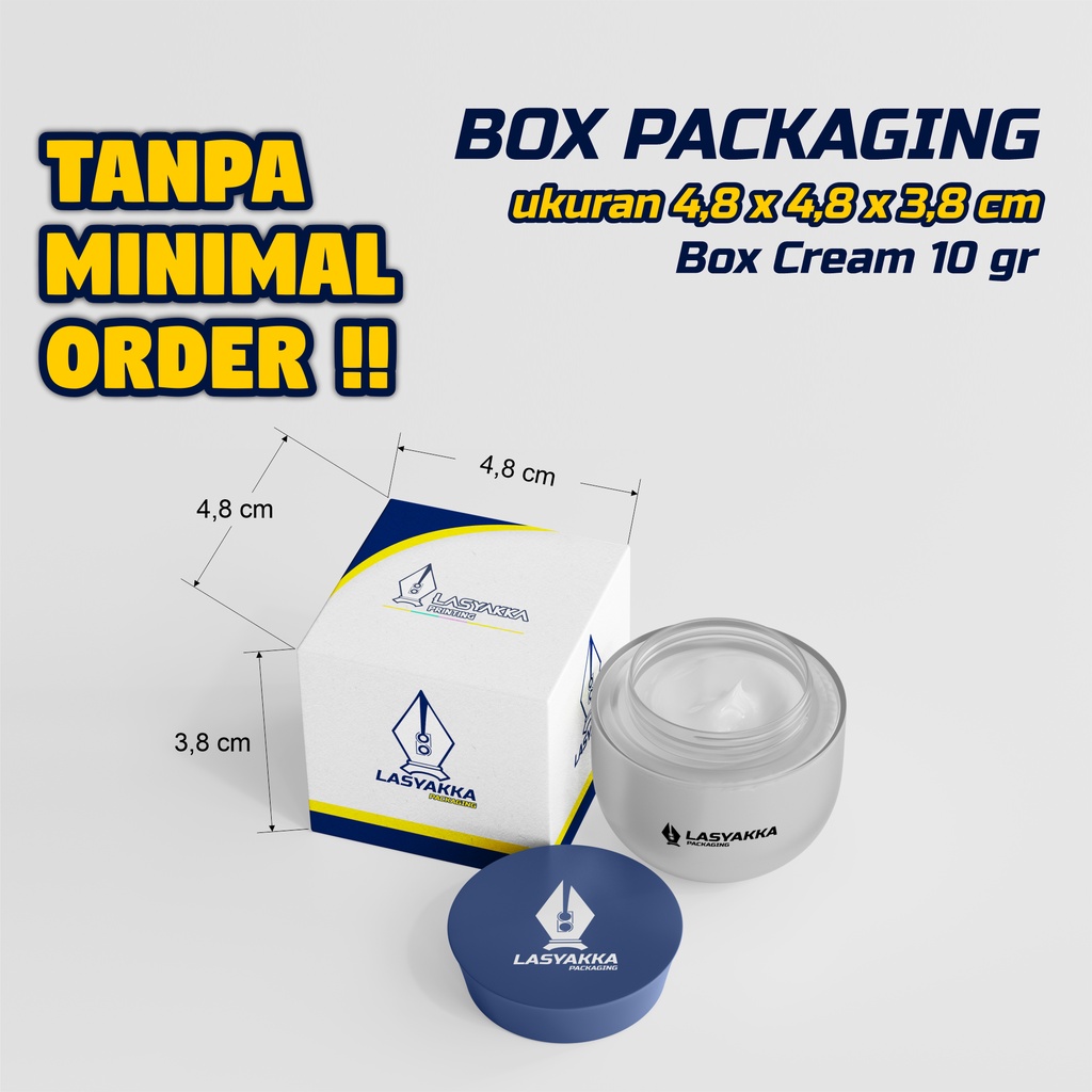 

box packaging cream 10 gr / kotak cream 10 gr / kotak scincare custom / box packaging murah