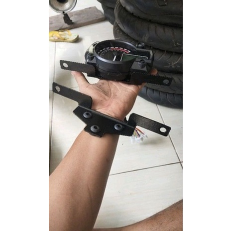 pangkon breket spido Adaptor Dudukan pangkon spido Spedo Speedometer Koso RX2N tx 2 tebal set karet