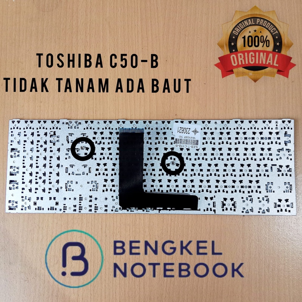 Keyboard Toshiba Satellite C50-B C50T-B C50D-B C50DT-B C55-B C55T-B C55D-B C55DT-B With Numlock Tidak Tanam Ada Baut Enter Lurus