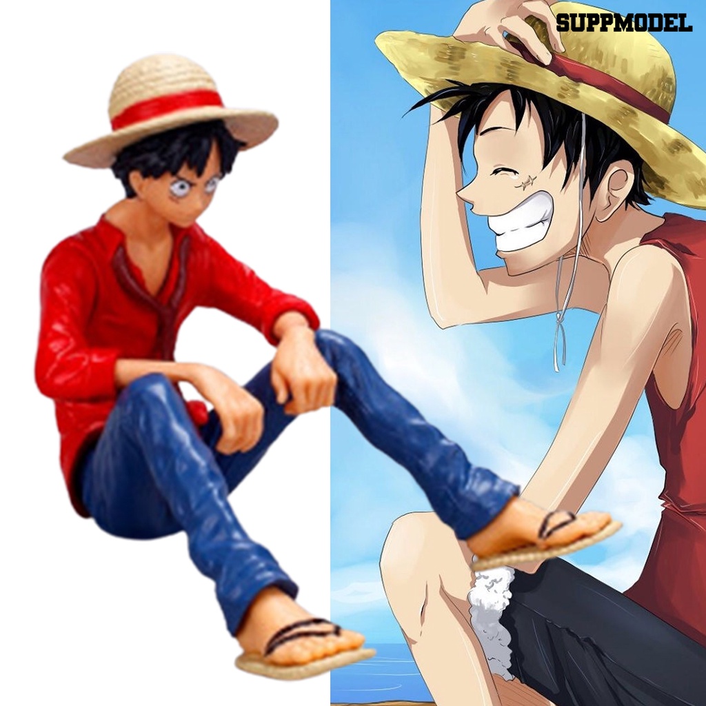 Mainan Action Figure Model Luffy Ekspresi Wajah Lucu Untuk Koleksi