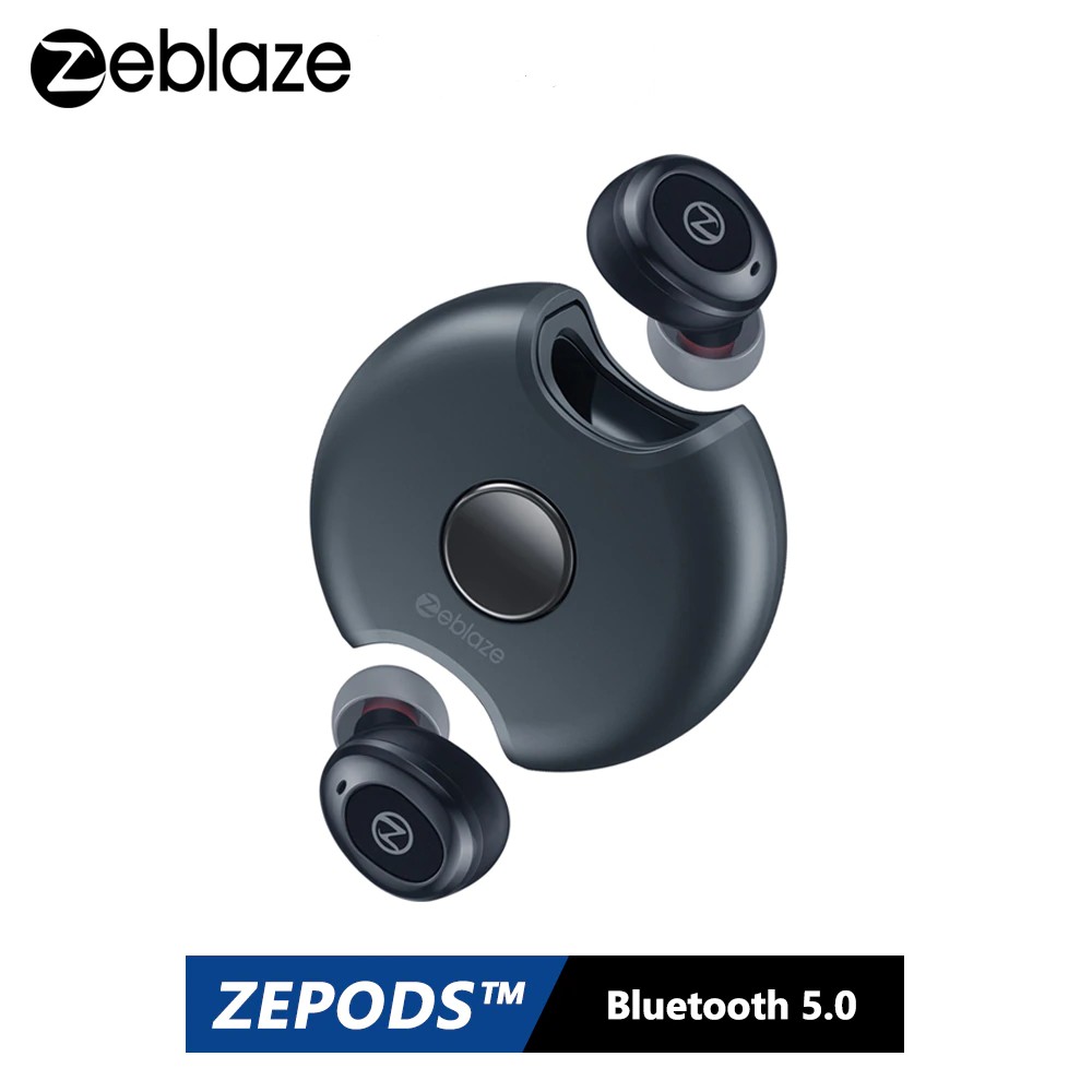 537 ZEBLAZE ZEPODS Earphone Bluetooth 5.0 Waterproof IPX5 Rotation Design