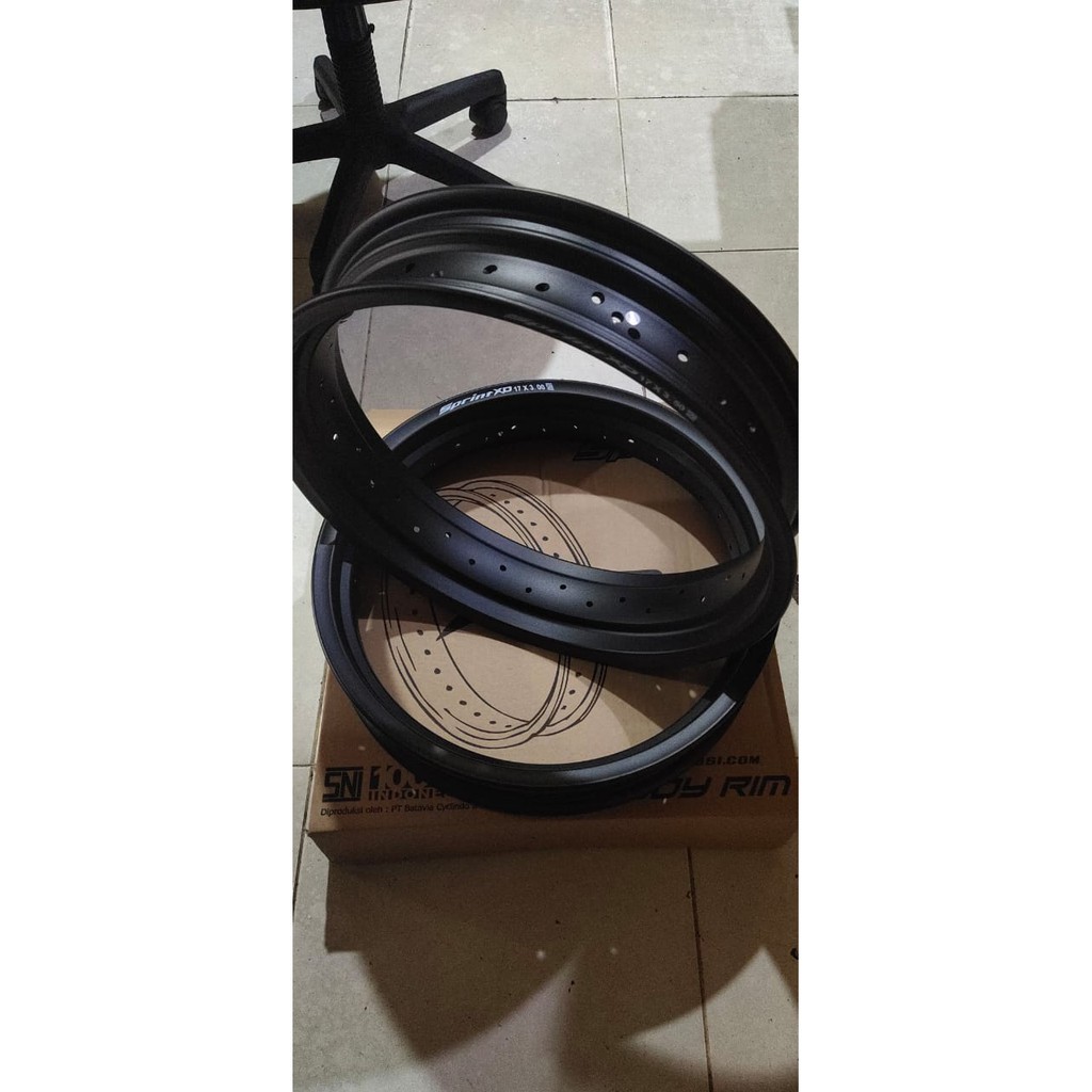 Velg Sprint XD Set Depan Belakang Ring 17 Lebar 300 / 350 Supermoto