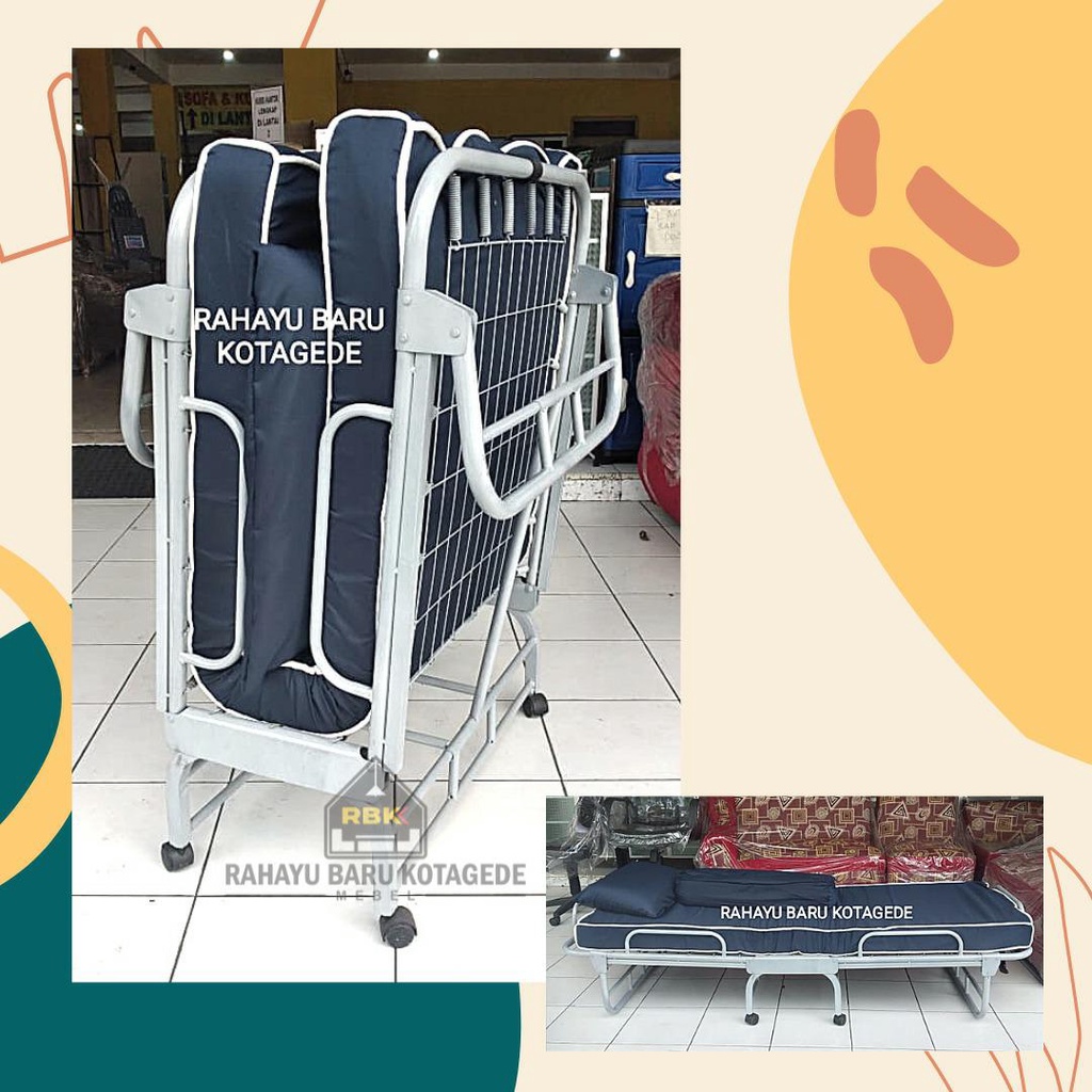 Folding bed BETA Jogja Ranjang besi lipat Jogja