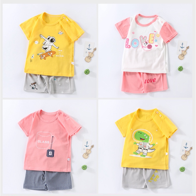 1234OS - BAJU BAYI LAKI LAKI 0 - 3 tahun / BAJU BAYI DAN ANAK IMPORT / PIYAMA ANAK KECIL KARAKTER / BAJU TIDUR BAYI ANAK