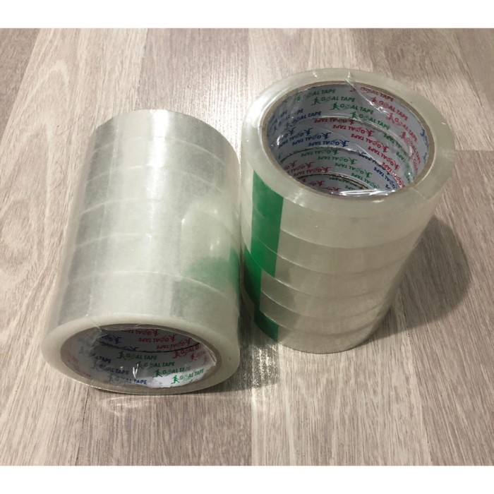 

MURAH!!!! Selotip / Isolasi Goal Tape 1 inch / 1" Bening 72 Yard