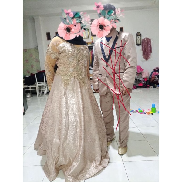 gaun pengantin moca jumbo