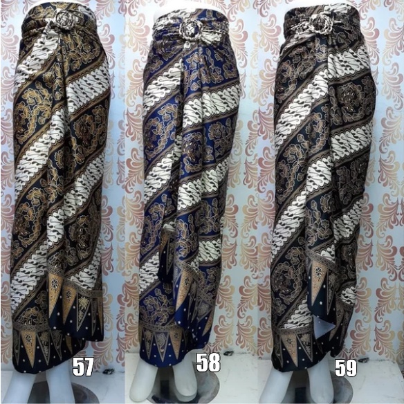 Rok Lilit / Kain Lilit Bawahan Kebaya Motif Batik