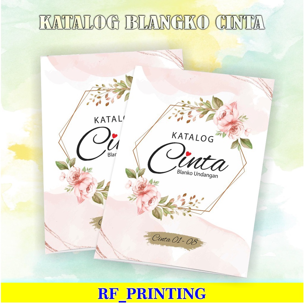 KATALOG BLANGKO UNDANGAN CINTA