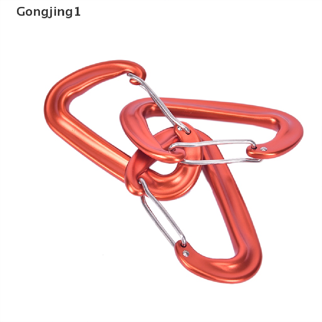 Gongjing1 7075 Carabiner 12KN Bahan Aluminum Untuk Panjat Tebing Hammock Balance