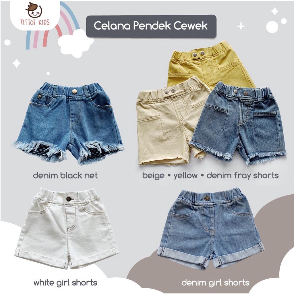 Celana Pendek Anak Perempuan Celana Anak Perempuan Celana Jeans Anak Perempuan