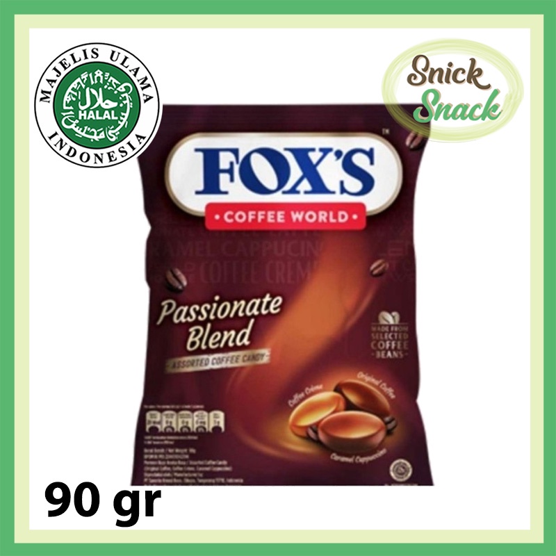 

Fox Coffee World Permen Kopi 90 gr Passionate Blend