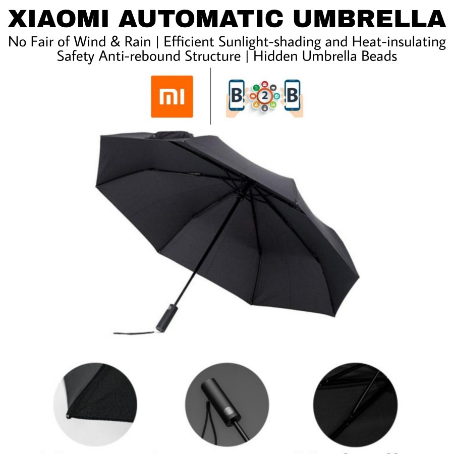 MIJIA AUTOMATIC UMBRELLA - Payung Otomatis